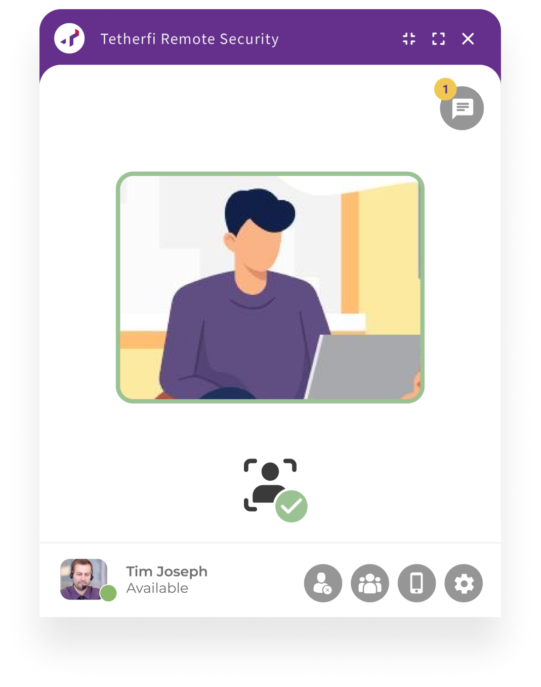 Tetherfi Remote Compliance - Feature - Camera Vision Powered Continuous Supervision
