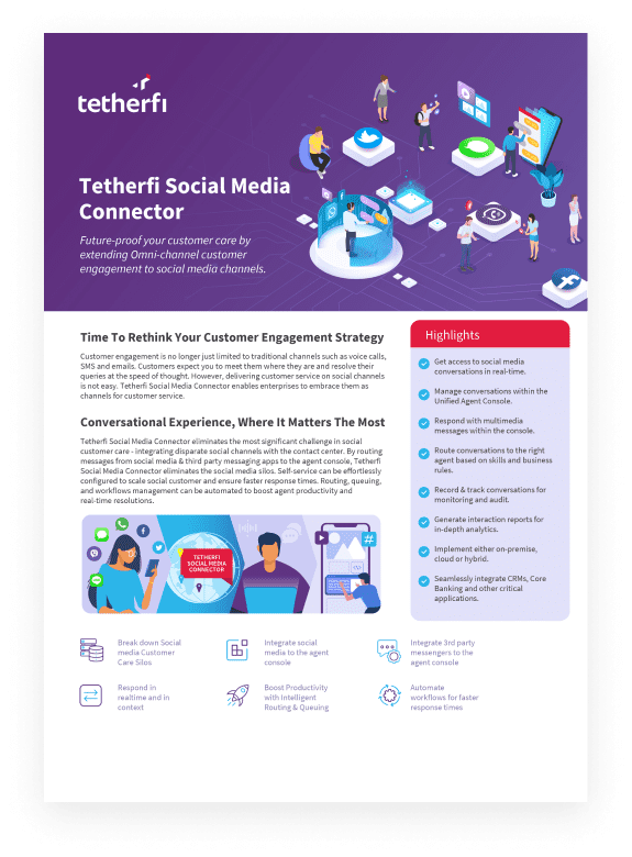 Tetherfi products & solutions brochures - Social Customer Care