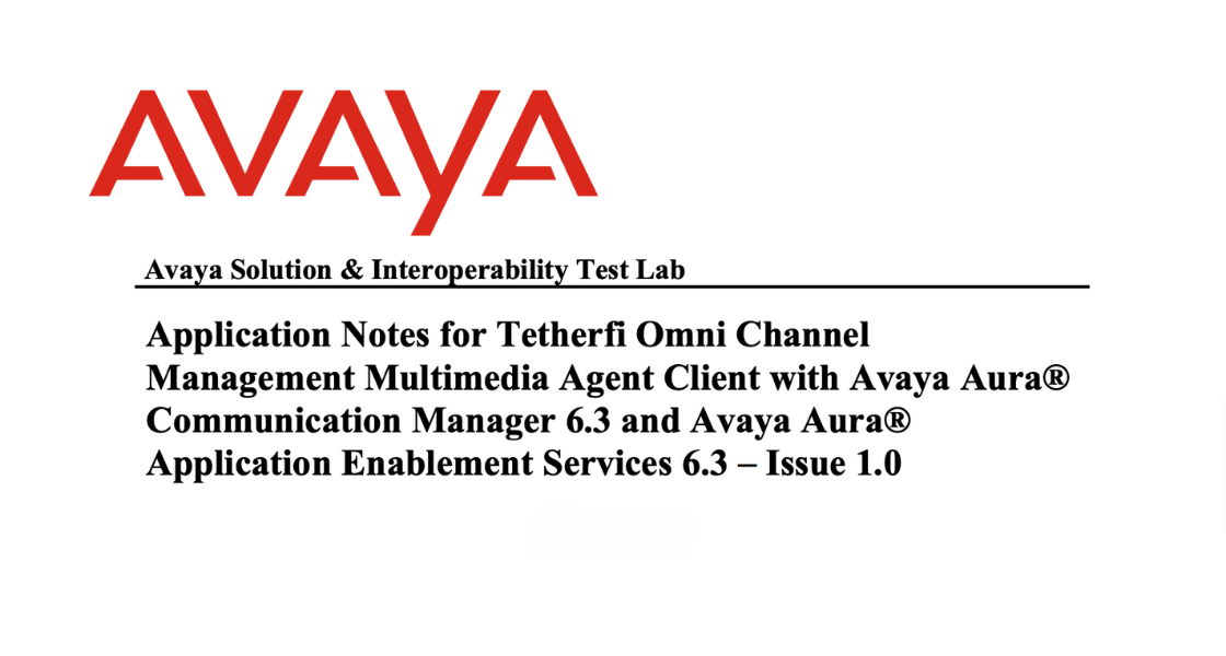 Tetherfi Technology Partners - Avaya Manager Logo
